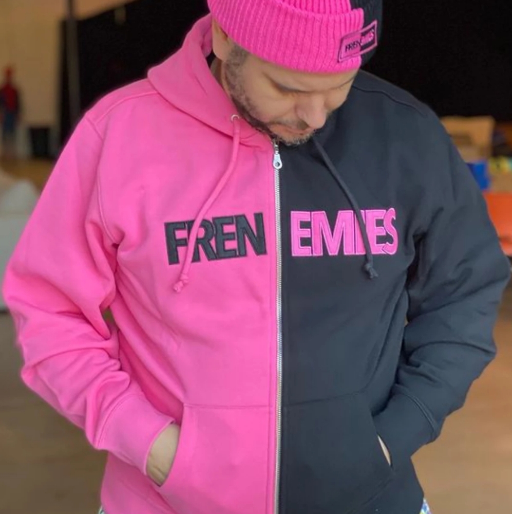 NWOT Teddy Fresh Frenemies limited edition split hoodie Ethan/Trisha zip…